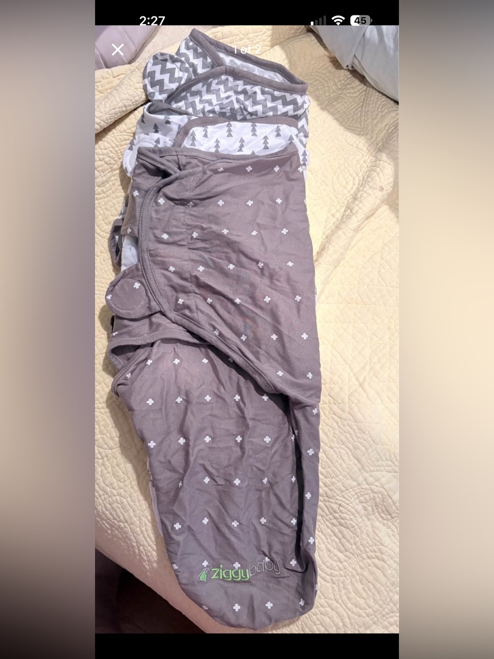 Ziggybaby swaddle
